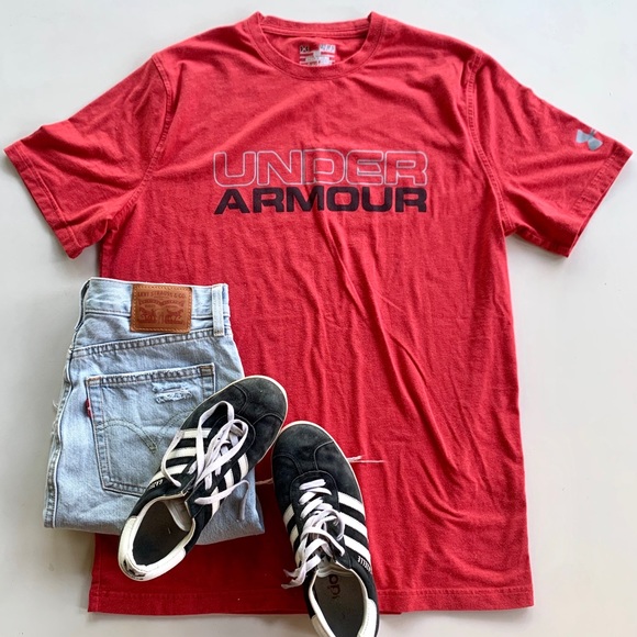 Under Armour Tops - (342) Under Armour Red Tee
